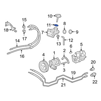 Porsche OE - Power Steering Reservoir Cap Seal