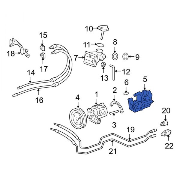 Power Steering Reservoir