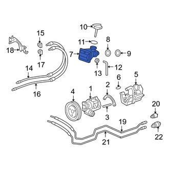 Porsche OE - Lower Power Steering Reservoir