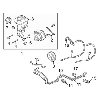 Porsche OE - Steering Gear & Linkage - Pump & Hoses