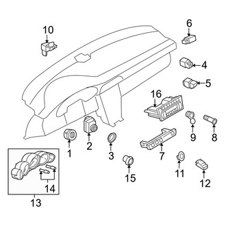 Porsche OE - Instrument Panel - Cluster & Switches (S)