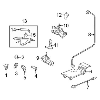 Porsche OE - Center Console (Console Switches & Shifters)