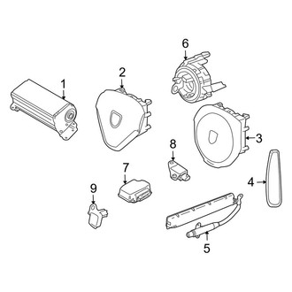 Porsche OE - Restraint Systems - Air Bag Components
