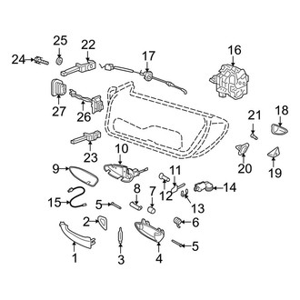 Porsche OE - Door - Lock & Hardware