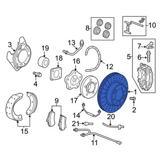 Porsche OE - Front Right Disc Brake Rotor