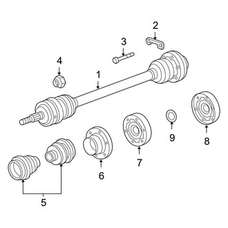 Porsche OE - Rear Suspension - Drive Axles