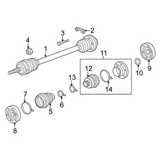 Porsche OE - Rear Suspension - Drive Axles
