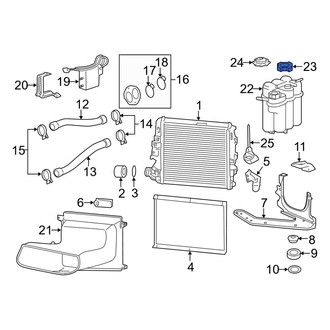 Porsche OE - Engine Coolant Reservoir Cap