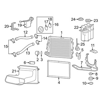 Porsche OE - Cooling - Radiator & Components (Primary)
