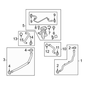 Porsche OE - Cooling - Hoses & Pipes (Rear)