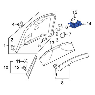 Porsche OE - Rear Cargo Area Light
