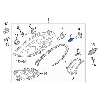 Porsche OE - Turn Signal Light Bulb