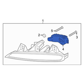 Porsche OE - Front Left Fog Light Bulb