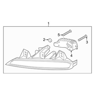 Porsche OE - Front Lamps - Fog Lamps (GT4)