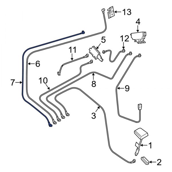 GPS Navigation System Antenna Cable