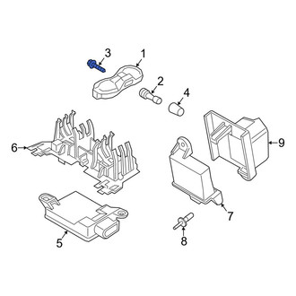 Porsche OE - Tire Pressure Monitoring System (TPMS) Sensor Screw