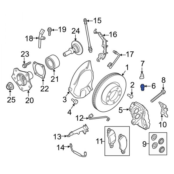 Brake Bleeder Screw