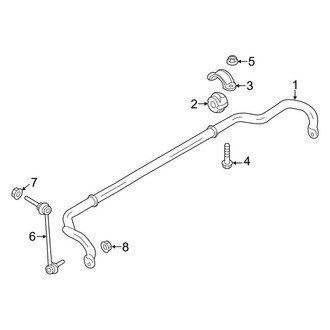 Porsche OE - Front Suspension - Stabilizer Bar & Components (GT4)