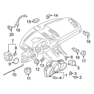 Porsche OE - Instrument Panel - Cluster & Switches