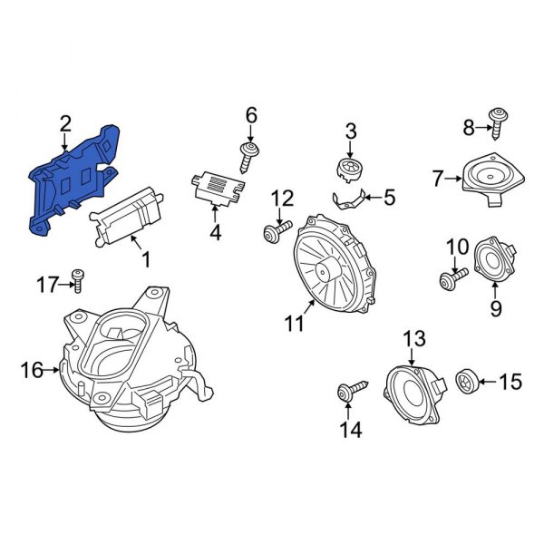 Radio Amplifier Bracket