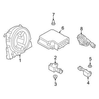 Porsche OE - Restraint Systems - Air Bag Components (Modules & Sensors)
