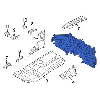 Porsche OE - Rear Partition Panel