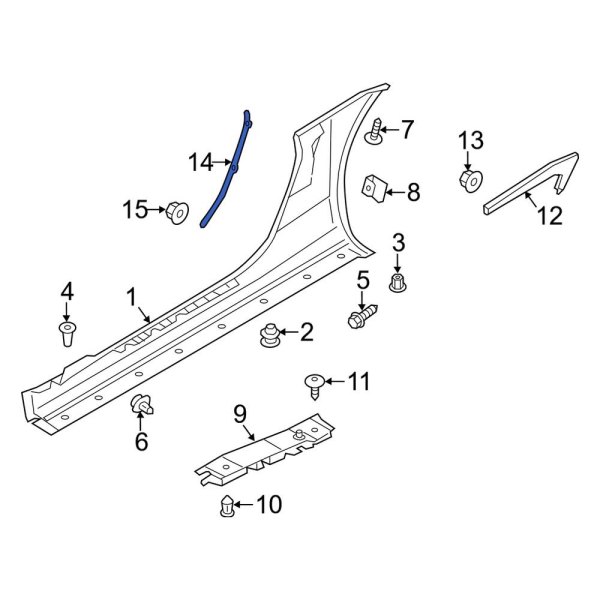 Door Sill Plate Bracket