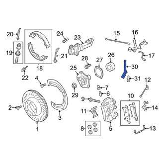 Porsche OE - Front ABS Wheel Speed Sensor