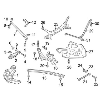 Porsche OE - Rear Suspension - Suspension Components (Base / Black Edition / GTS / S)