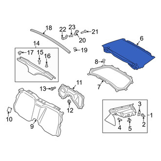 Porsche OE - Rear Floor Carpet