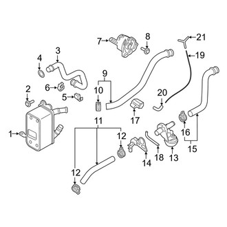Porsche OE - Transmission - Trans Oil Cooler (Automatic Dual Clutch Tr)