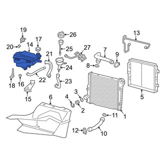 Porsche OE - Engine Coolant Reservoir