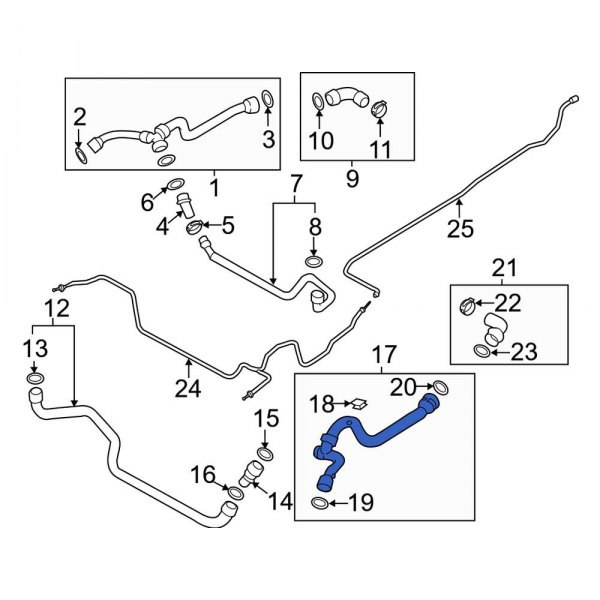 Engine Coolant Pipe