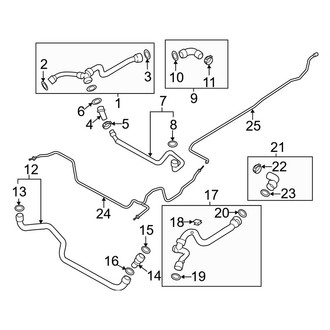 Porsche OE - Cooling - Hoses & Pipes (Front)