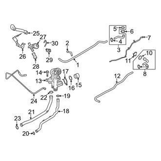 Porsche OE - Cooling - Hoses & Pipes (Rear)