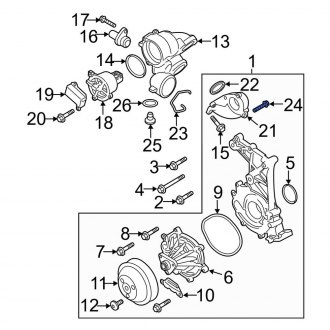 Porsche 718 Boxster Thermostat Housings, Filler Necks — CARiD.com