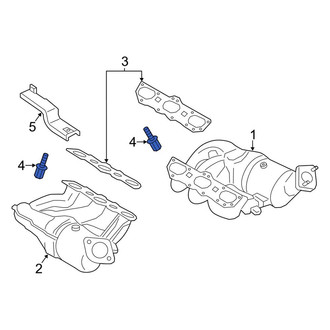 Porsche OE - Exhaust Manifold Bolt