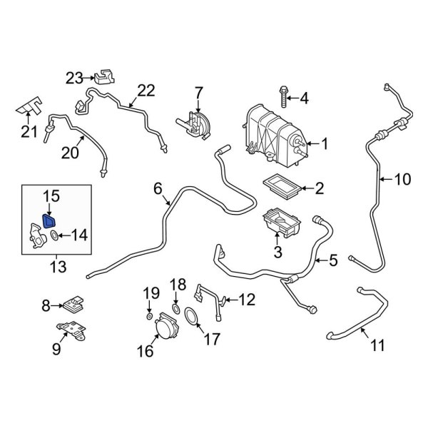 Vapor Canister Purge Valve Assembly Gasket