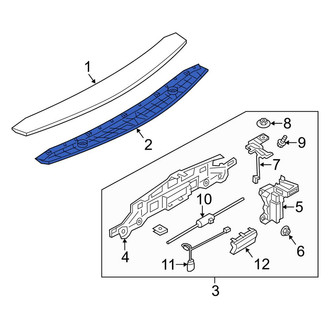 Porsche OE - Rear Lower Spoiler
