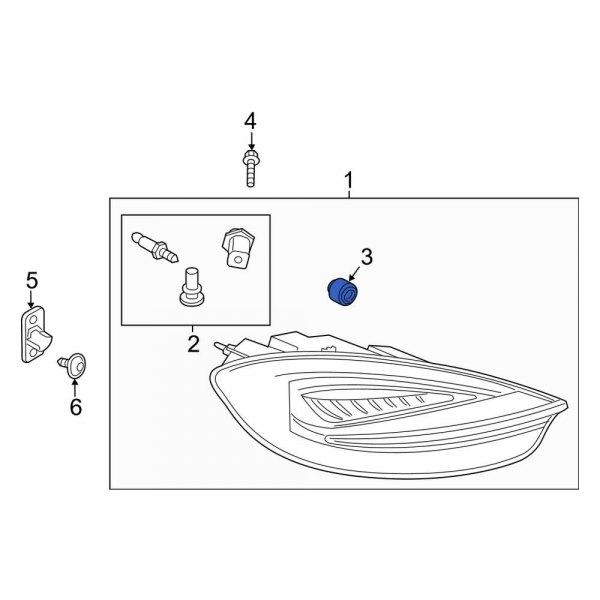 Tail Light Assembly Cap