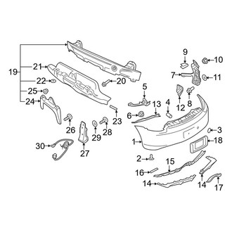 Porsche OE - Rear Bumper - Bumper & Components (GT4)