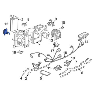 Porsche OE - HVAC Air Inlet Door Actuator