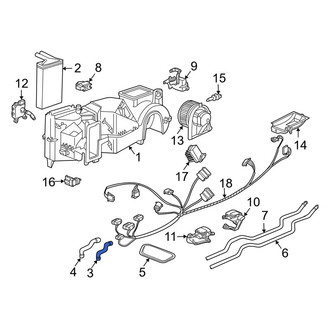 Porsche OE - HVAC Heater Hose