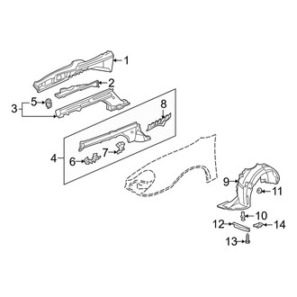 Porsche OE - Fender - Structural Components & Rails