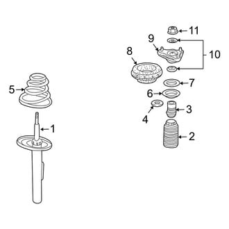 Porsche OE - Front Suspension - Struts & Components