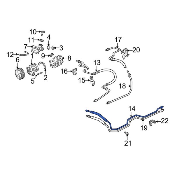 Power Steering Pressure Hose