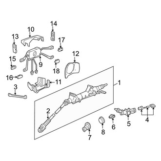 Porsche OE - Steering Column Assembly