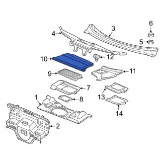 Porsche Cowl Panels & Parts | Vent Grills, Screens — CARiD.com