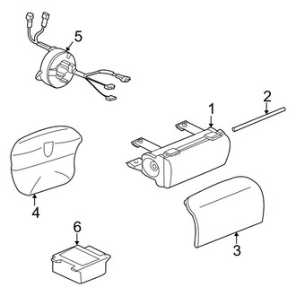 Porsche OE - Restraint Systems - Air Bag Components (Automatic Tr)
