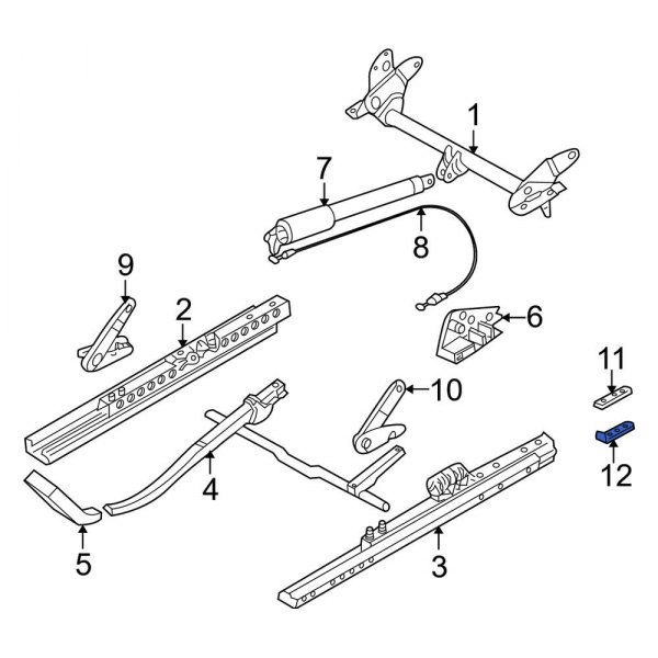 Seat Track Cover Bracket